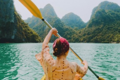 Lan Ha bay - Dark and Bright Cave - Tuan Chau Marina – Hanoi (B, Br)